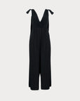 Marella Black Vegan Silk Jumpsuit