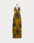 Floral Print Franki Vegan Silk Dress