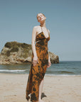 Floral Print Franki Vegan Silk Dress