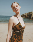 Floral Print Franki Vegan Silk Dress