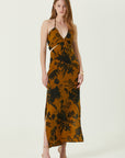 Floral Print Franki Vegan Silk Dress