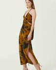 Floral Print Franki Vegan Silk Dress