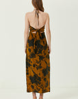 Floral Print Franki Vegan Silk Dress