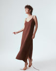 Slip Dress NO11 - Cupro/Linen