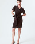 Wrap Dress NO12 - Cupro