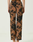 Floral Mix Print Neutral Roslin Trousers