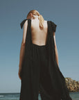 Marella Black Vegan Silk Jumpsuit