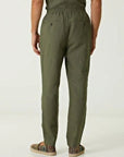 Men's Drawstring Pants in Khaki