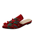 Kokina Hand-embroidery Flat Mules