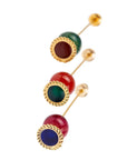 Agate Gold Brooch