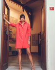 Shirt Dress NO10 - Poplin Cotton