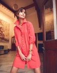Shirt Dress NO10 - Poplin Cotton