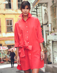 Shirt Dress NO10 - Poplin Cotton