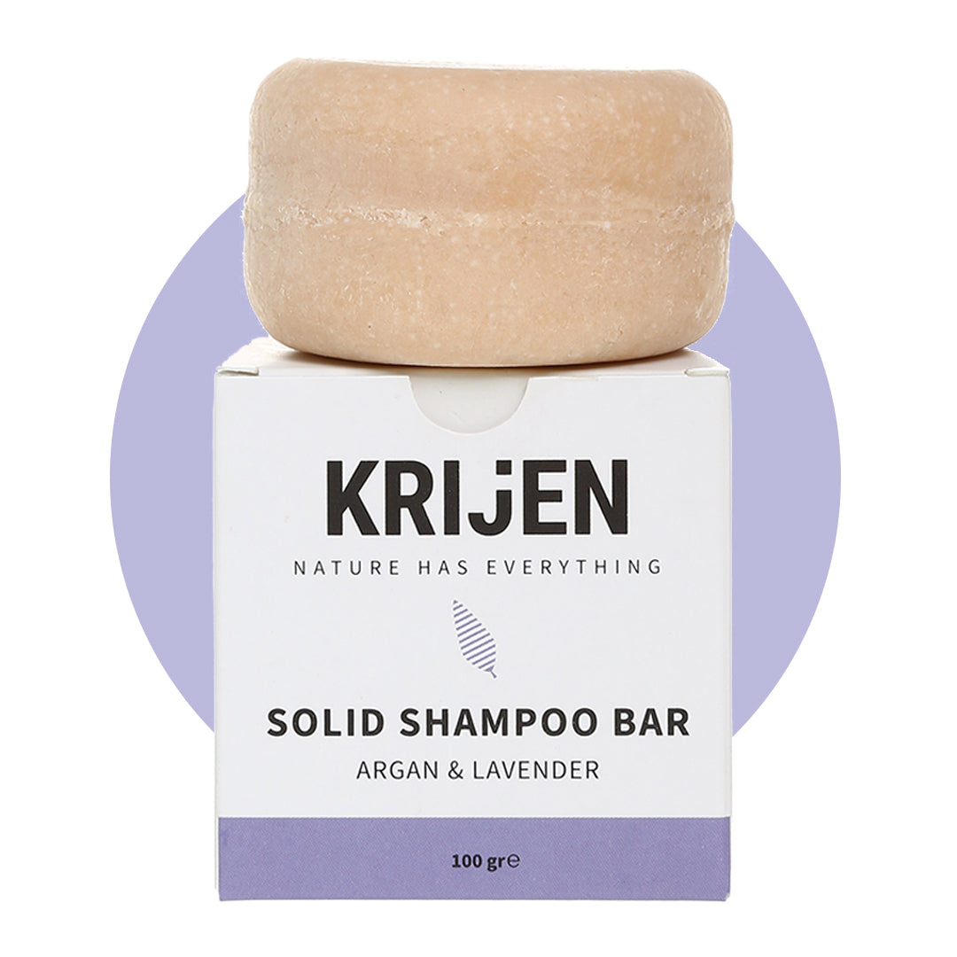 Argan &amp; Lavender Solid Shampoo Bar