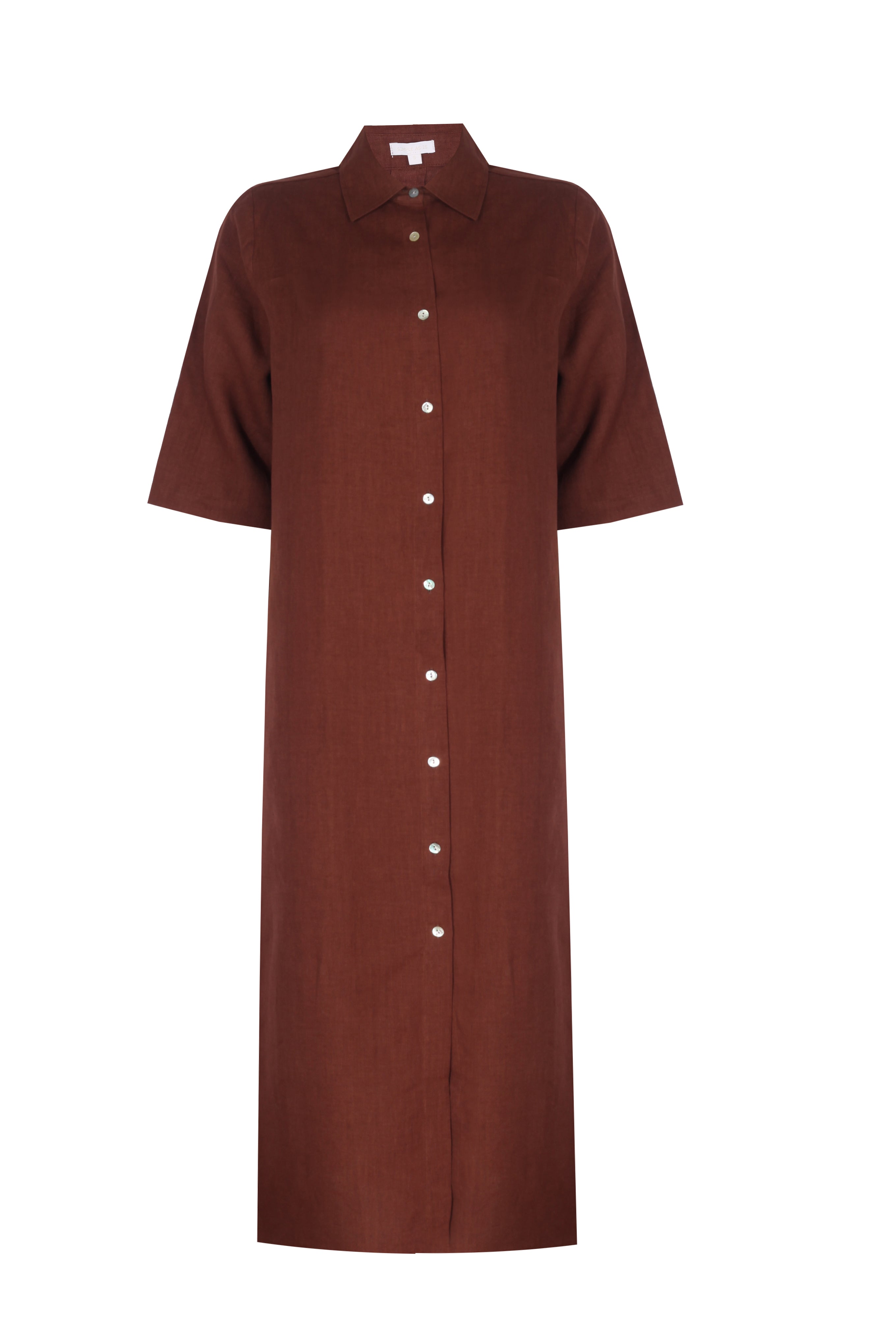 Authenticity Linen Shirt Dress