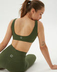 Organic Cotton Low Back Sports Bra