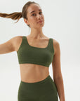 Organic Cotton Low Back Sports Bra