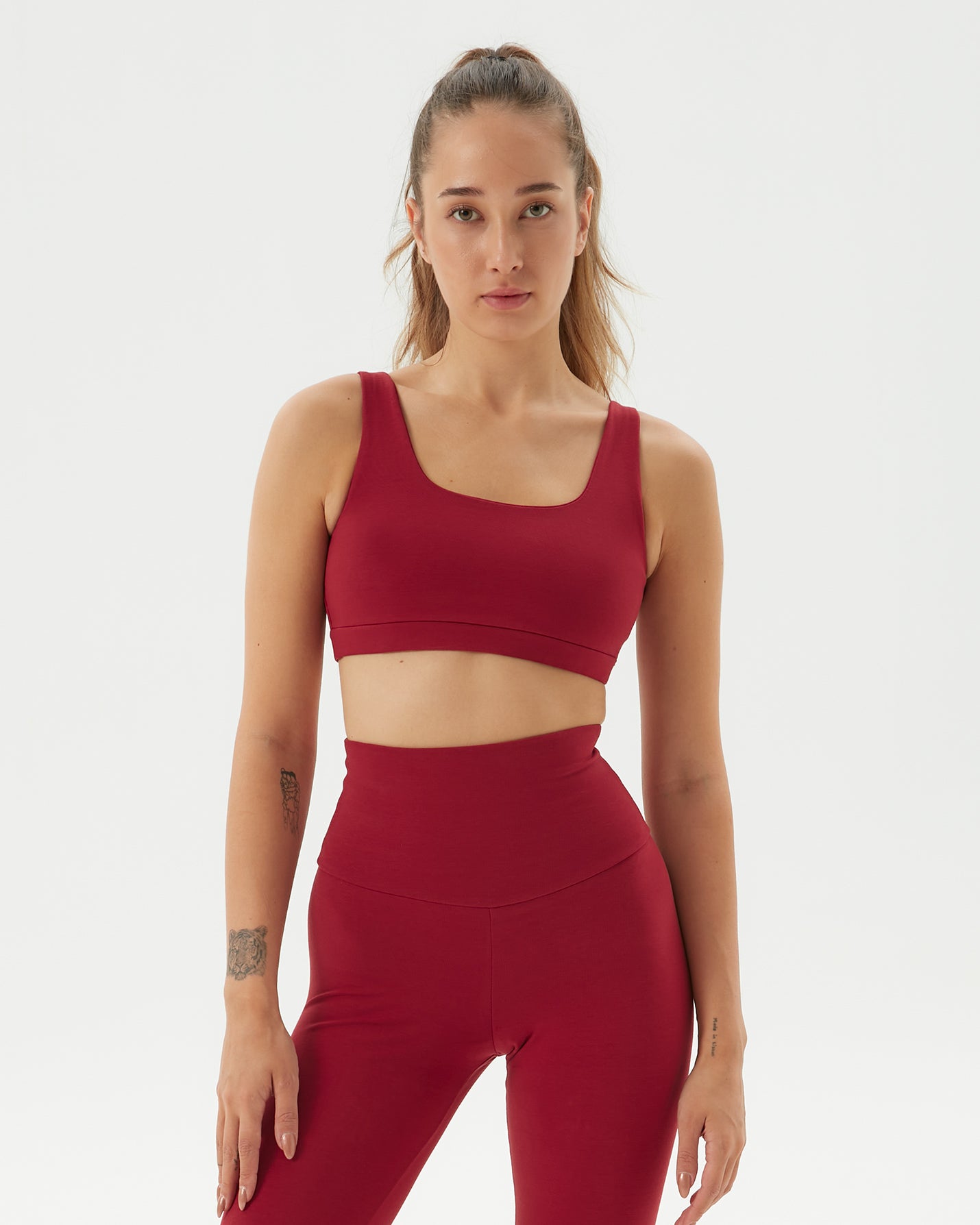 Organic Cotton Low Back Sports Bra – SIMPLE AS IS