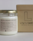 Bergamot & Vanilla Glass - %100 Natural Soy Candle