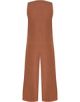 By The Lake Maggiore Linen Jumpsuit
