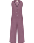 By The Lake Maggiore Linen Jumpsuit
