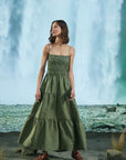 Runs Through My Mind Linen Dress