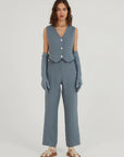 Gravity of Mind Linen Blouse