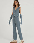 Gravity of Mind Linen Blouse
