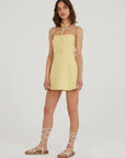 Long Story Short Linen Mini Dress