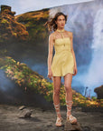Long Story Short Linen Mini Dress