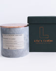 Bergamot & Lemon Marble - %100 Natural Soy Candle