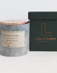 Sandalwood & Orange Marble - %100 Natural Soy Candle