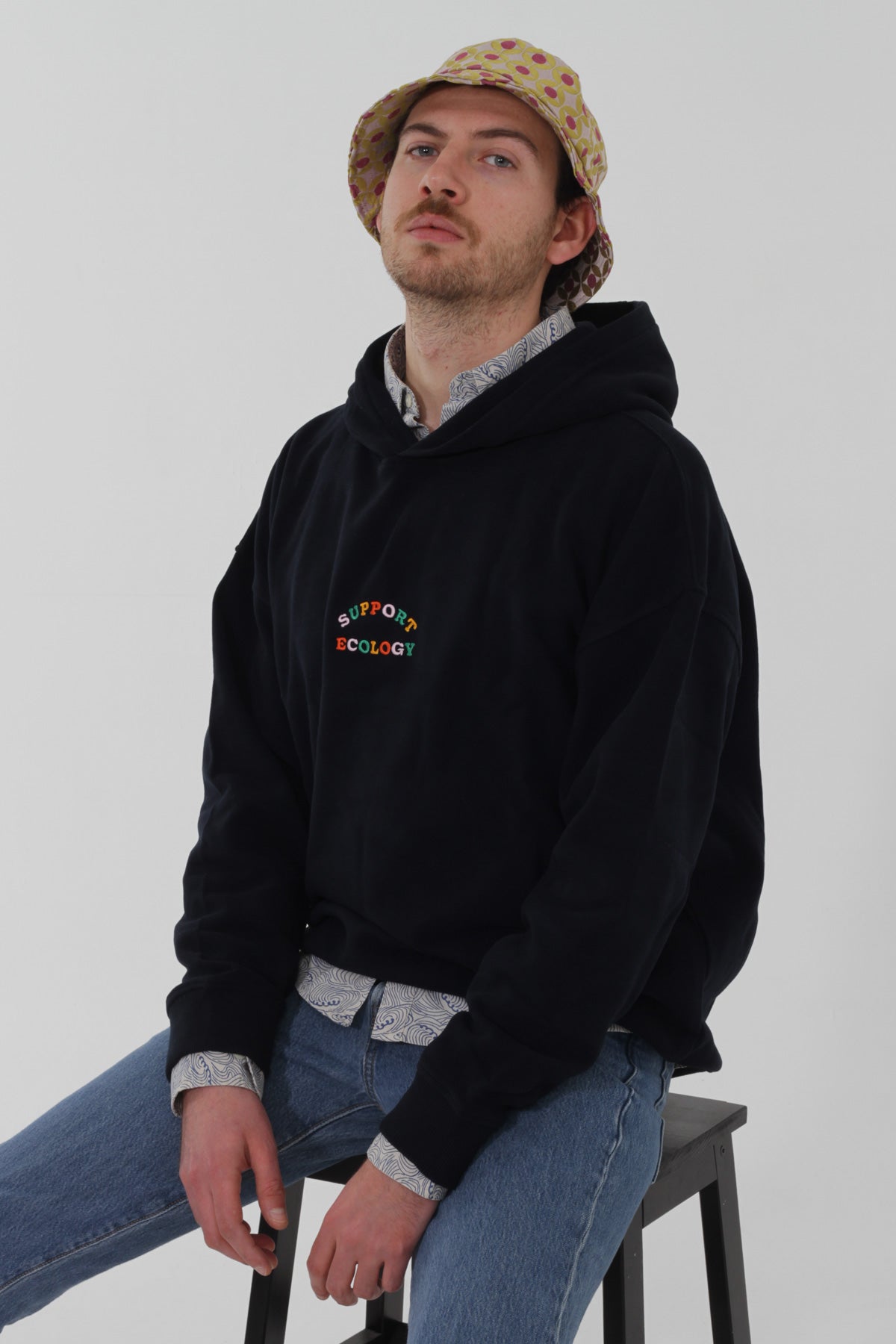Oversized ‘OUR’ Ecology Claim Hoodie