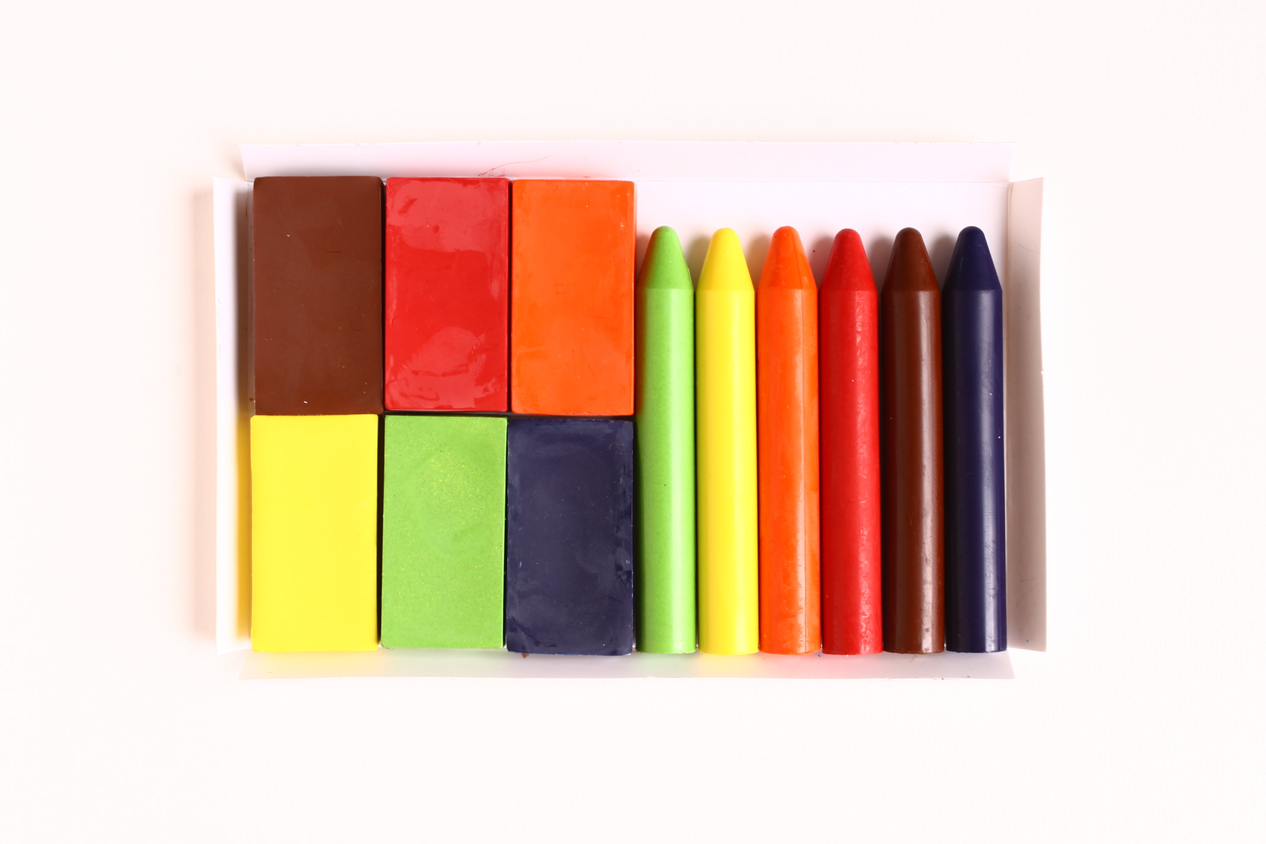 Hard Beeswax Pastel and Crayon Set