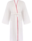 Spontaneity Robe with Blanket Stitching