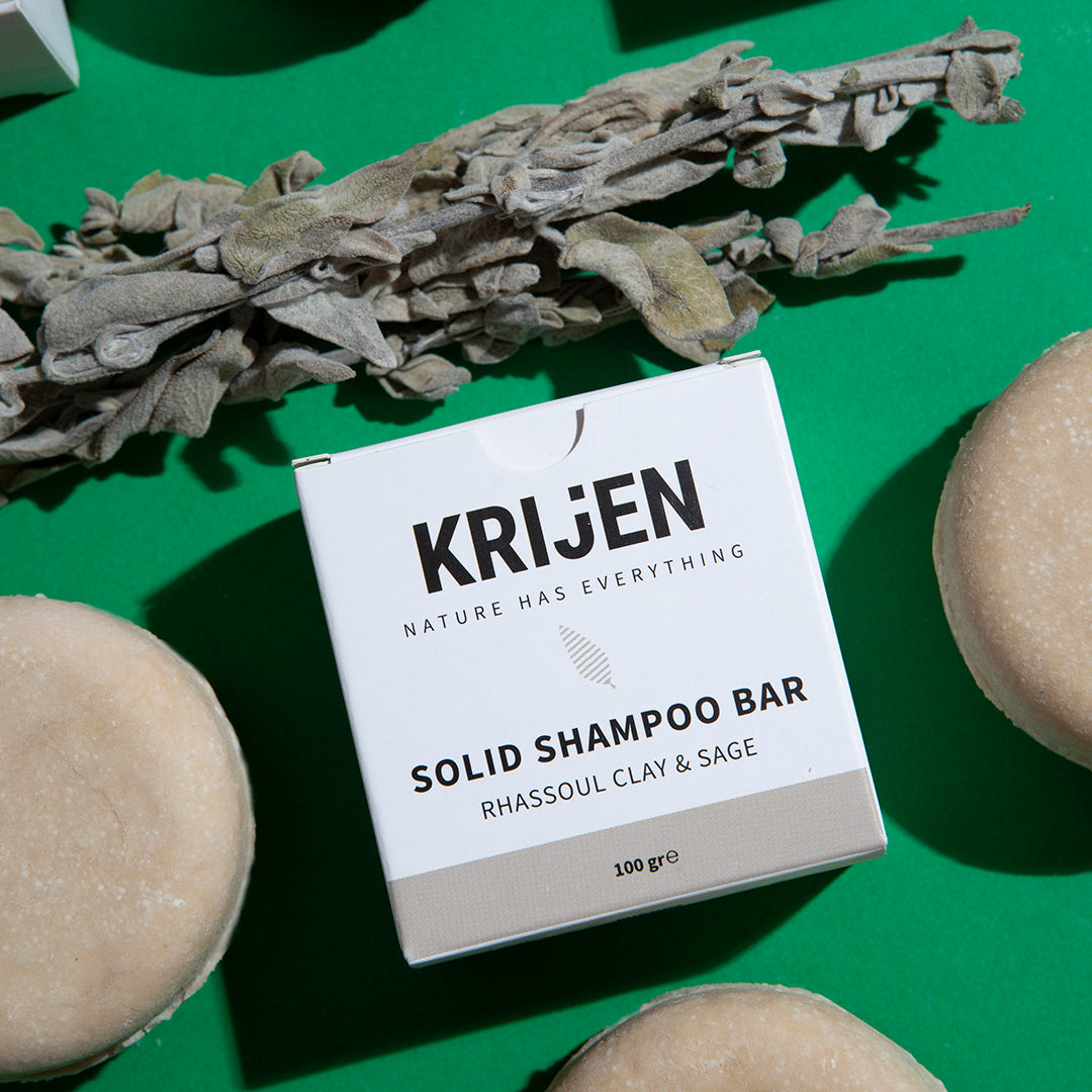 Rhassoul Clay &amp; Sage Solid Shampoo Bar