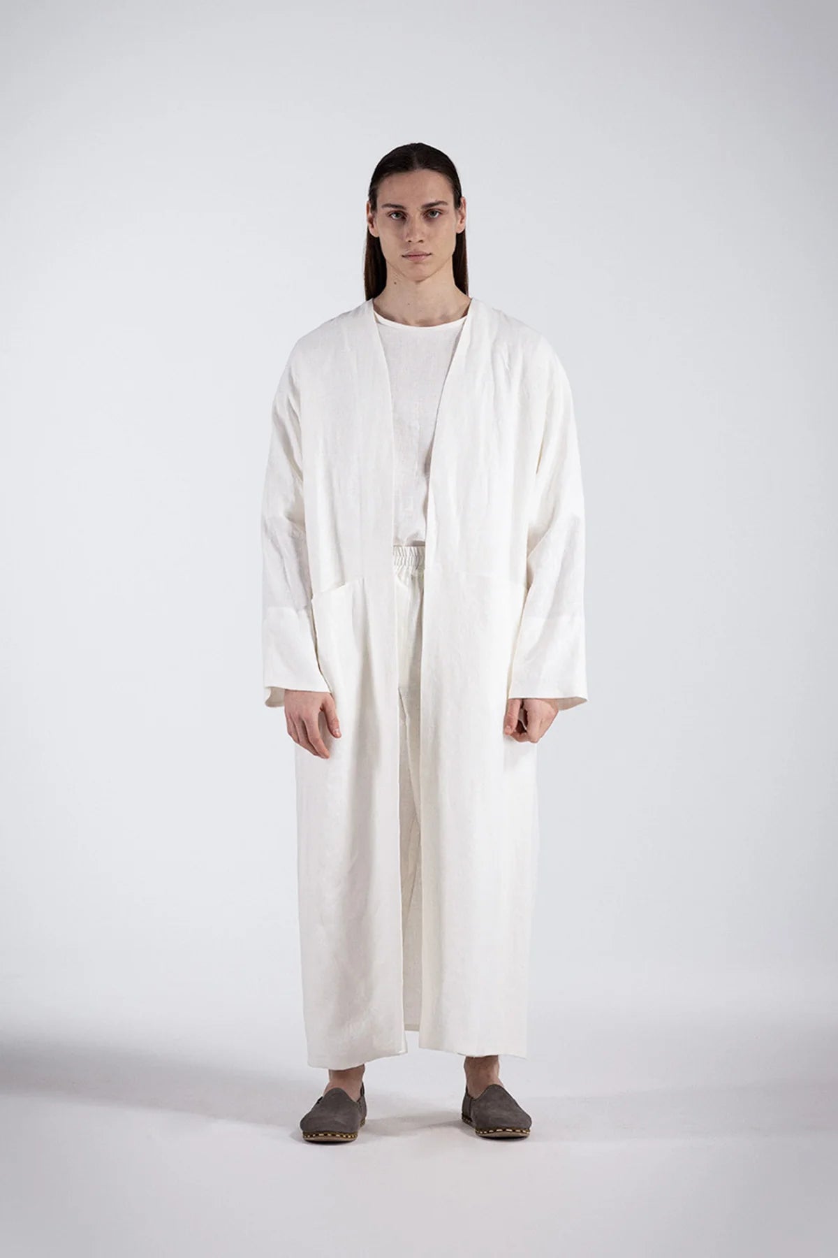 K 03 LINEN KIMONO