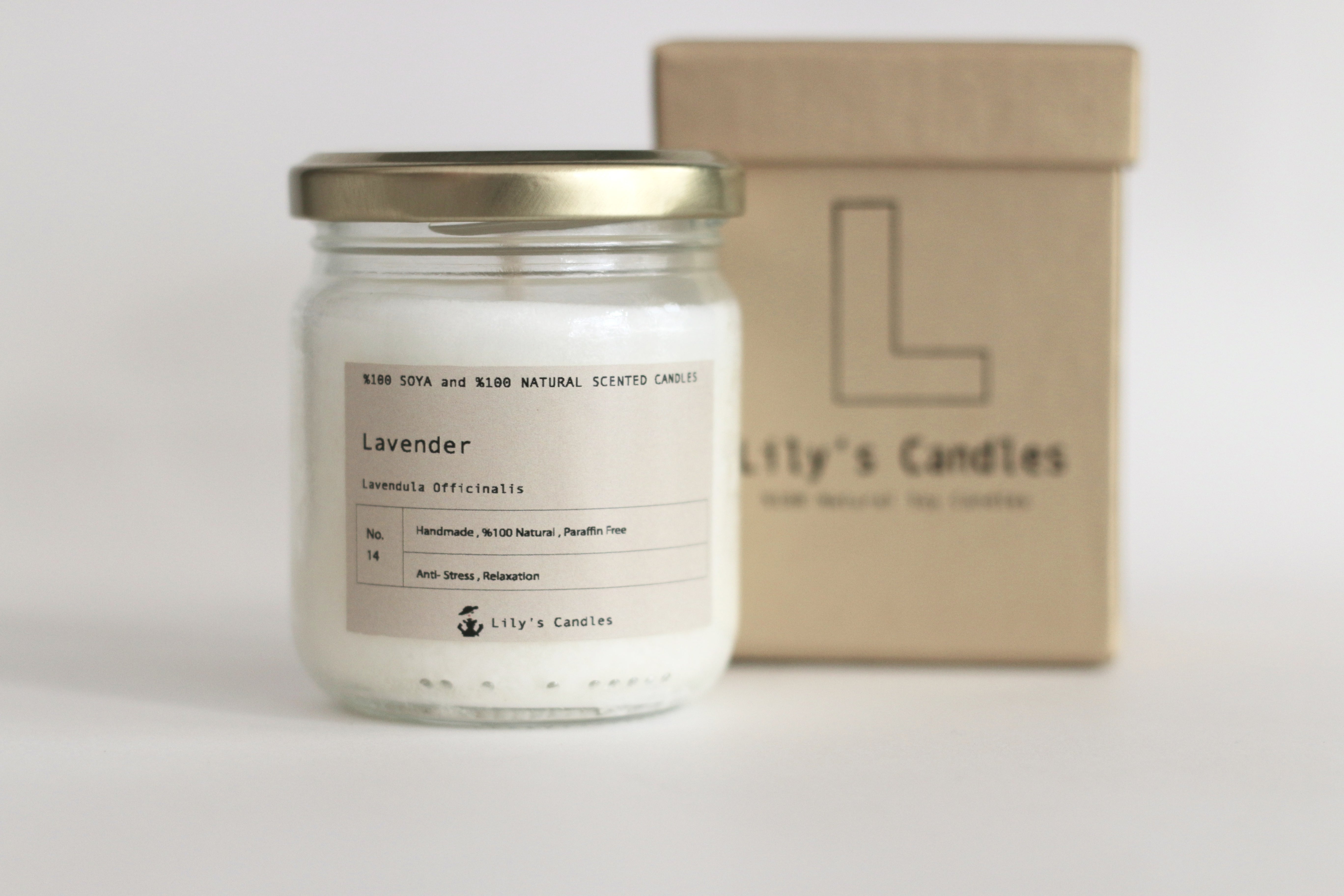 Lavender Glass - %100 Natural Soy Candle