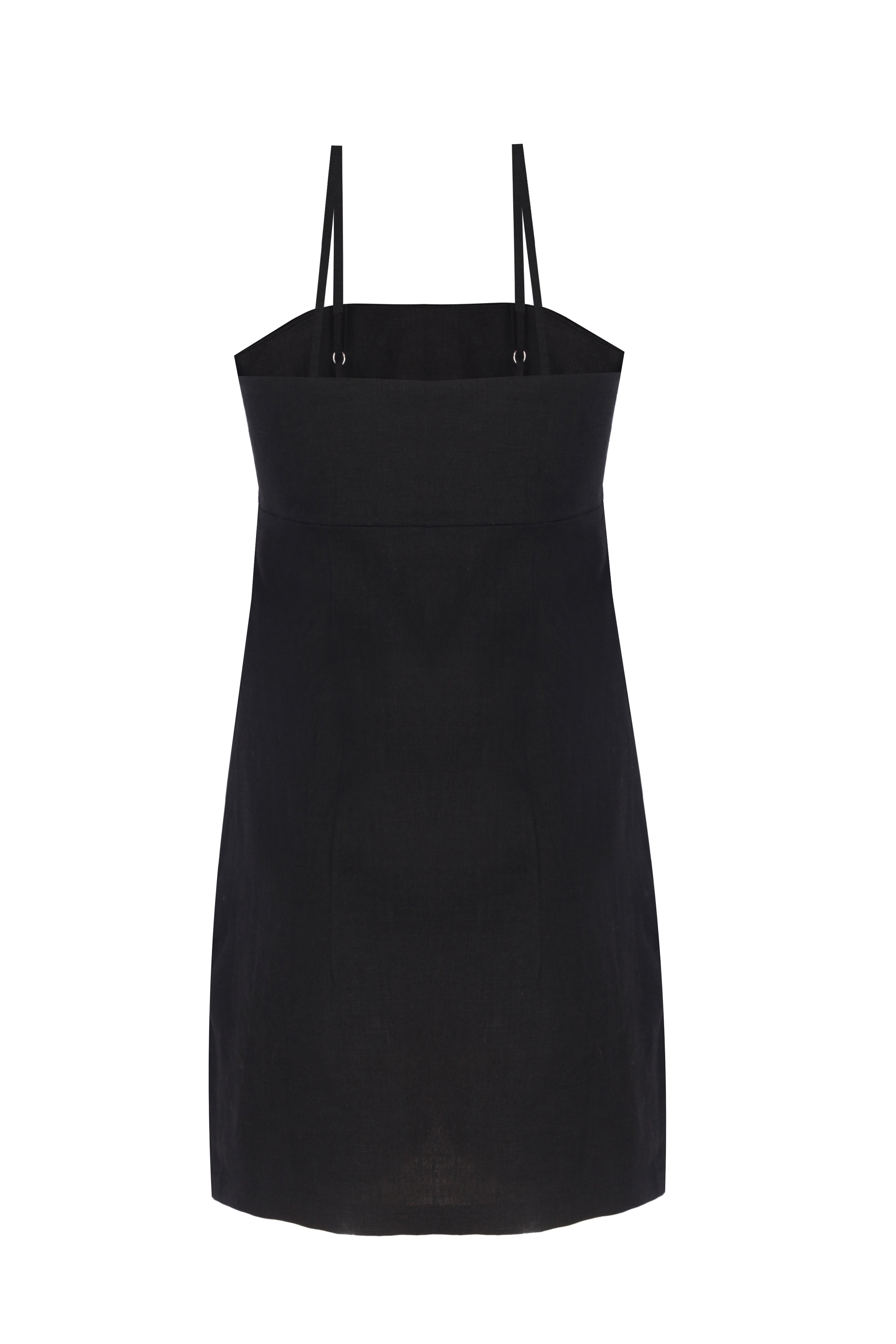 Love Keten Mini Elbise