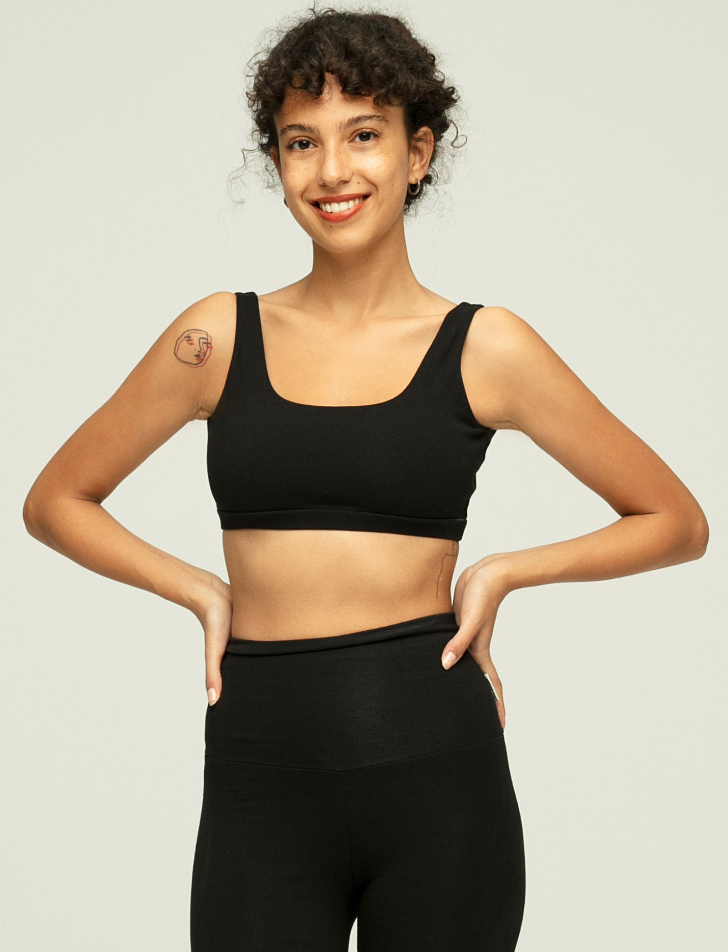 Organic Cotton Low Back Sports Bra