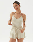 Viscose Mini Shorts