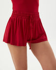 Viscose Mini Shorts