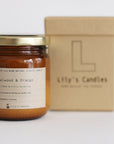 Sandalwood & Orange Glass - %100 Natural Soy Candle