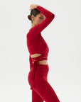 Wickelbluse aus Viskose