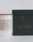 Bergamot & Vanilla Marble - %100 Natural Soy Candle