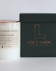 Sandalwood & Orange Marble - %100 Natural Soy Candle