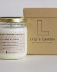 Sandalwood & Orange Glass - %100 Natural Soy Candle