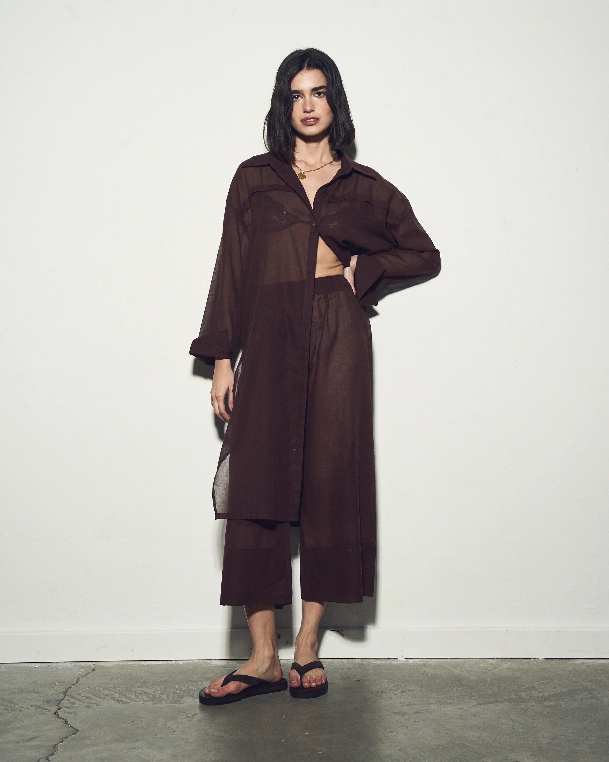 Elin Cotton Shirt Dress