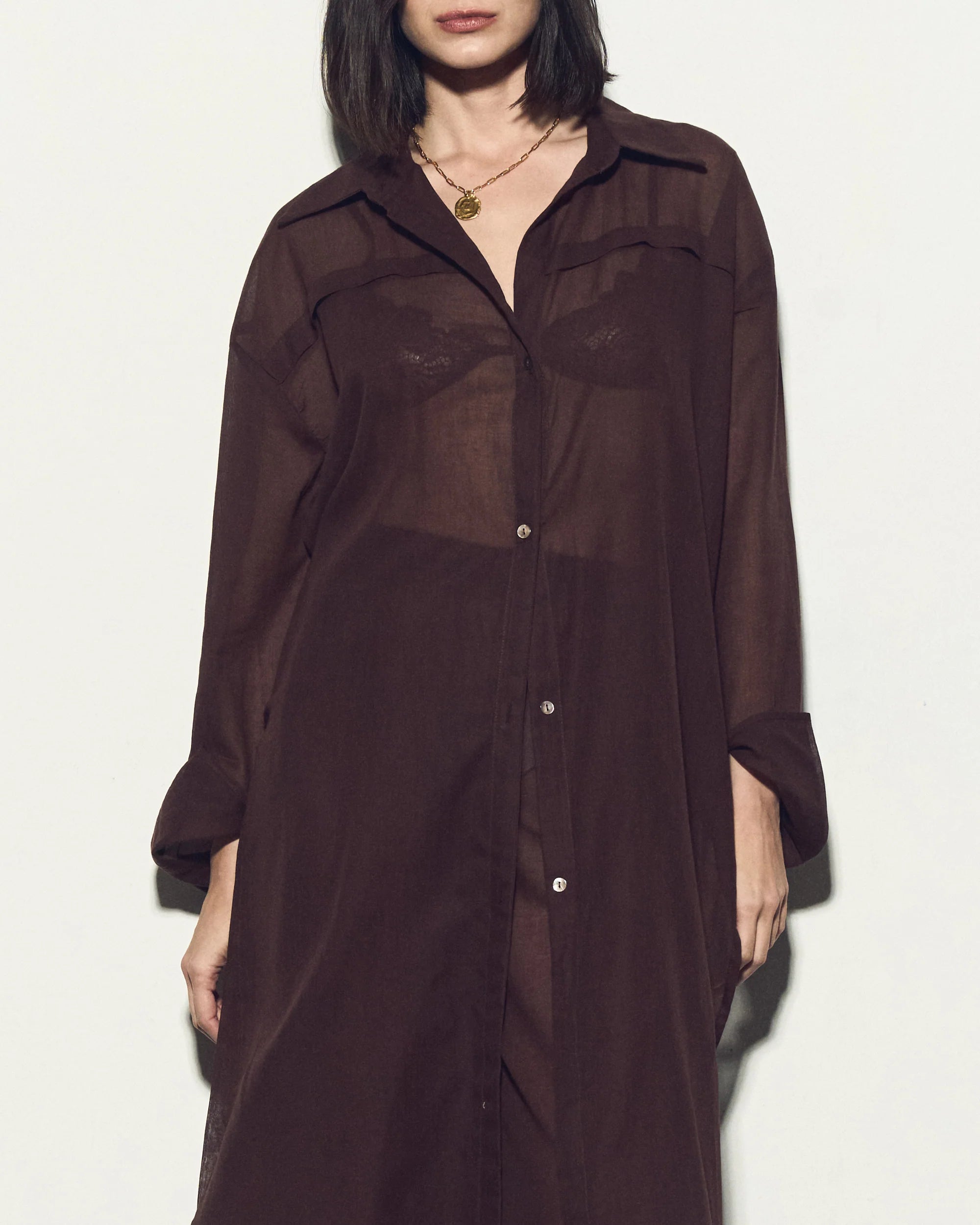 Elin Cotton Shirt Dress
