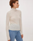 Hearts in a Row Knit Turtleneck
